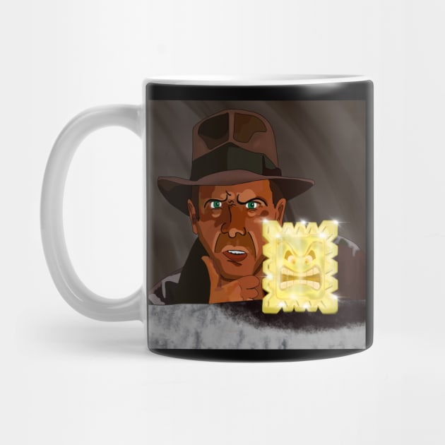 Indiana Jones and the Whomp idol by WhiteMonkeyTees